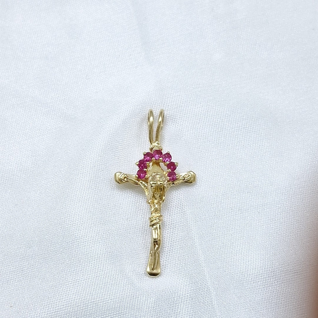 CRUCIFIJO ORO 10 K 2,70 GRMS (SEMINUEVO)