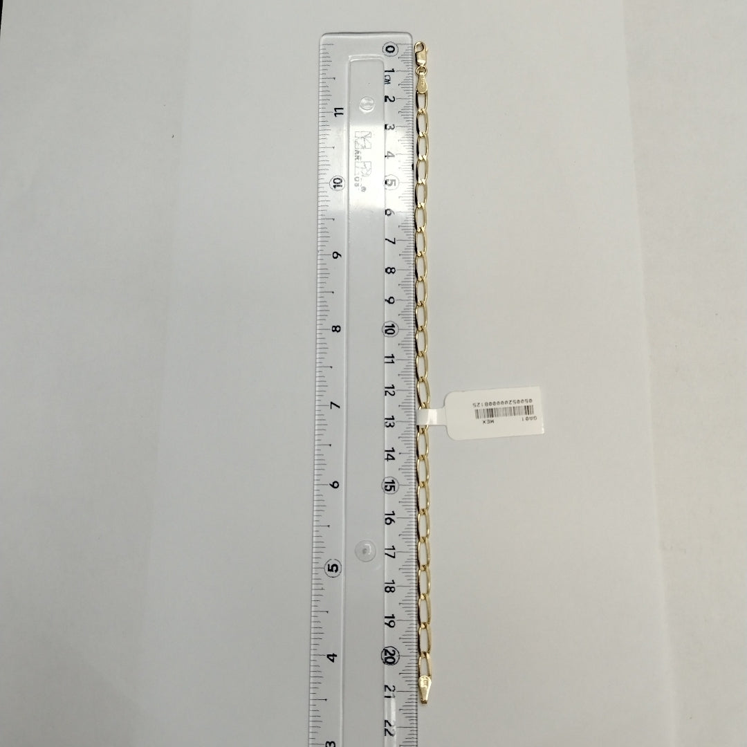 PULSERA TEJIDO ESLABONES 4.5G 21 CM (NUEVO)