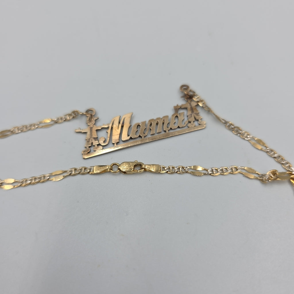 DIJE,GARGANTILLA ORO 14 K 4,50 GRMS (SEMINUEVO)