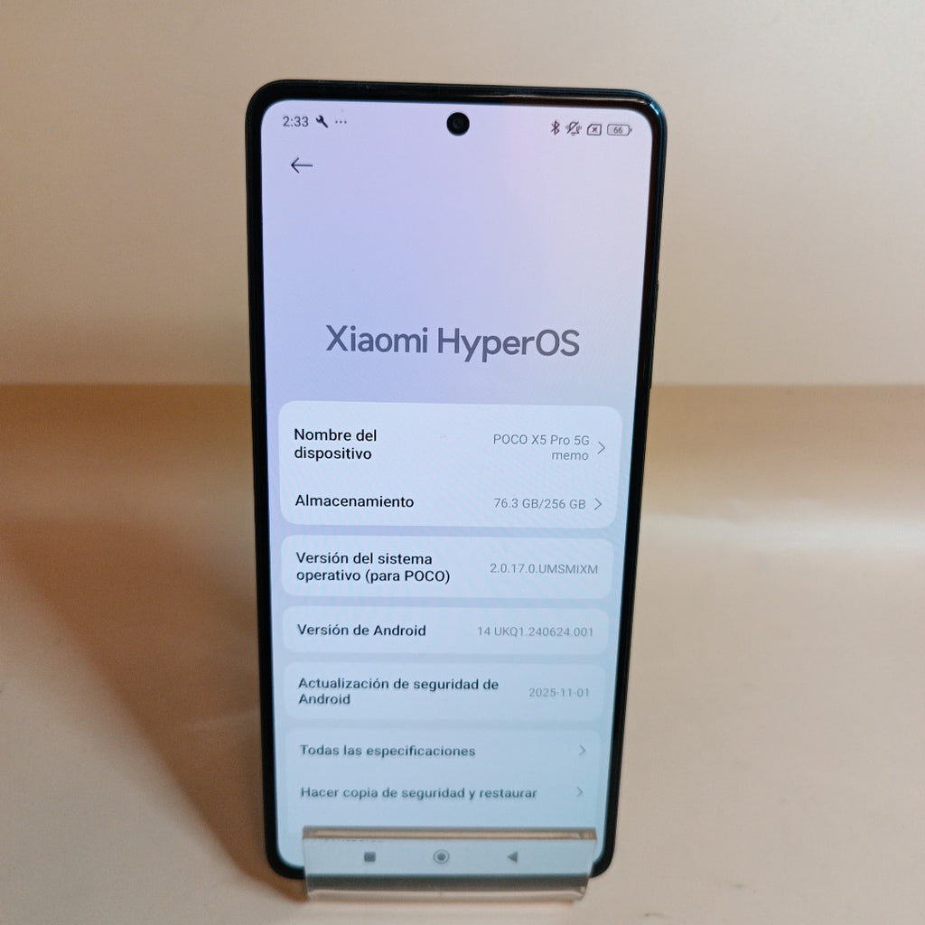 CELULAR XIAOMI POCO X5 PRO 22101320G (2023) 256 GB 8 GB RAM (SEMINUEVO)