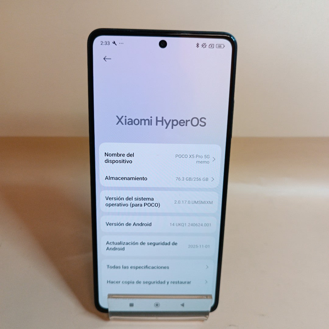 CELULAR XIAOMI POCO X5 PRO 22101320G (2023) 256 GB 8 GB RAM (SEMINUEVO)