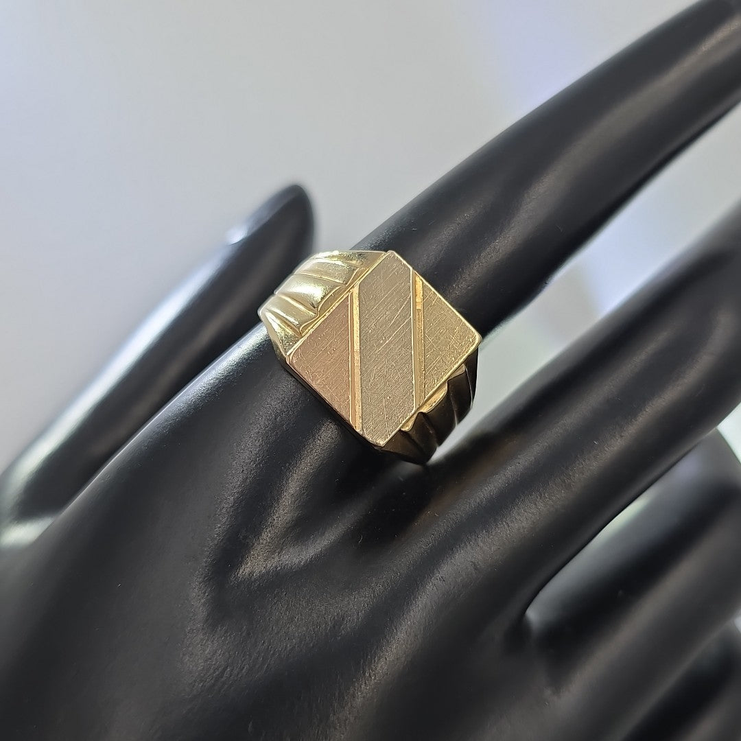 ANILLO ORO, ORO COMBINADO 14 K 6.8 GRMS (SEMINUEVO)