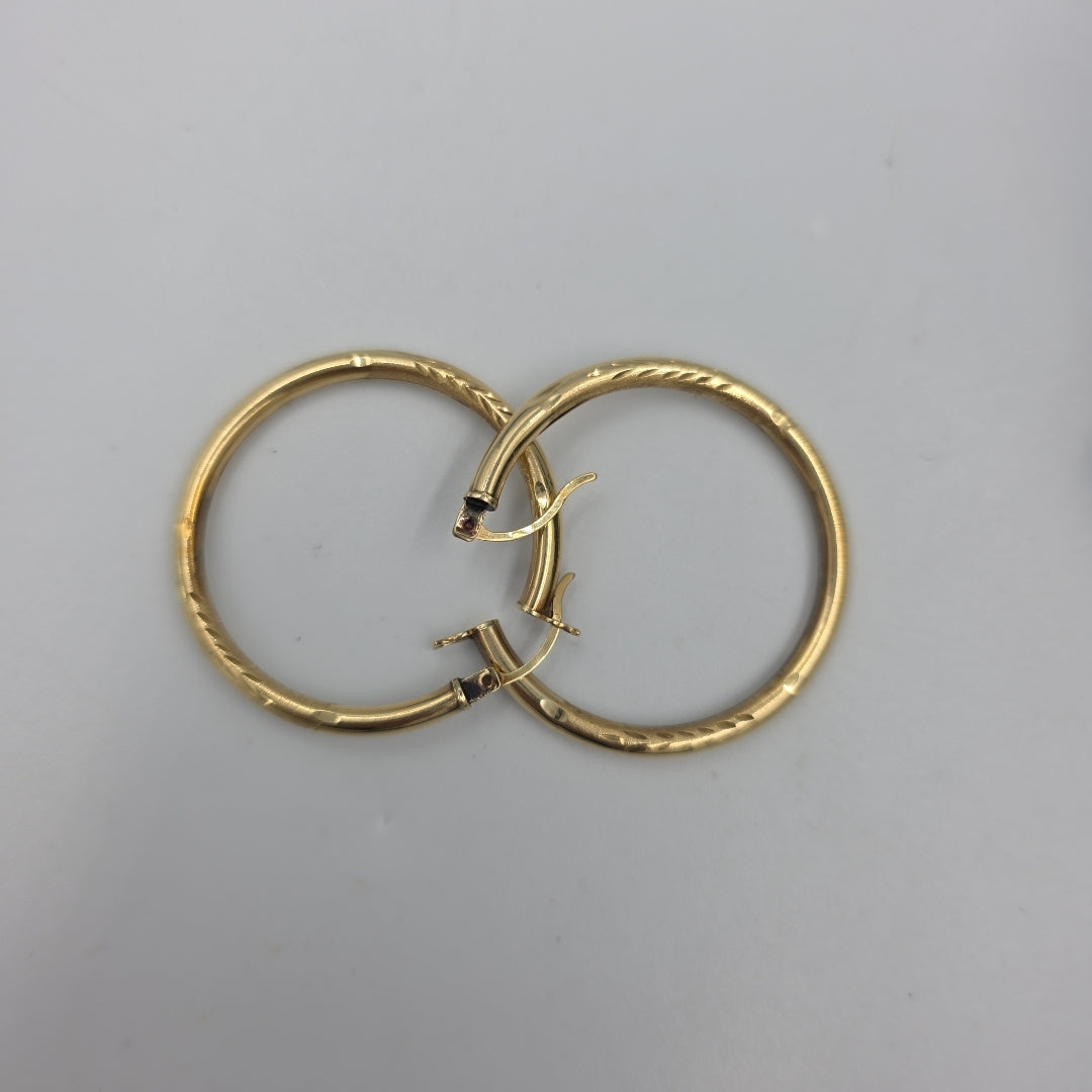 ARRACADAS PAR ORO 14 K 3.3 GRMS (SEMINUEVO)