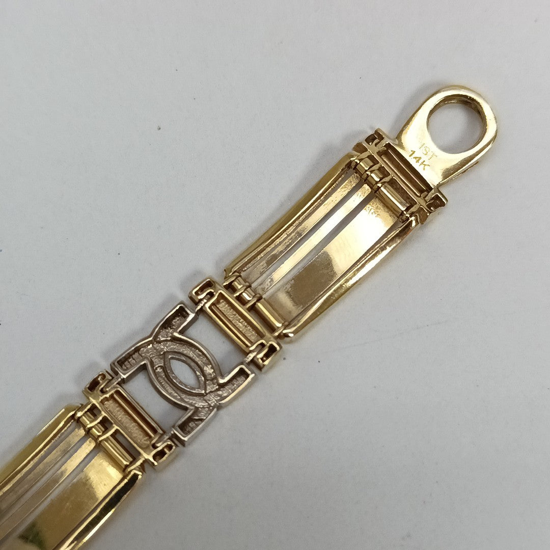 PULSERA RIGIDA ORO,ORO BLANCO 14 K 22,30 GRMS (SEMINUEVO)