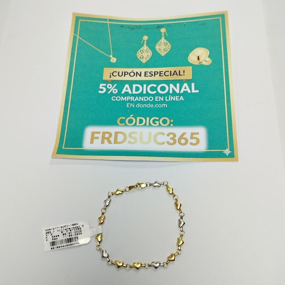 PULSERA ORO 18 K 3.9 GRMS (SEMINUEVO)