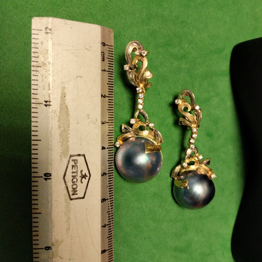 ARETES PAR ORO 14 K 18 GRMS (SEMINUEVO)