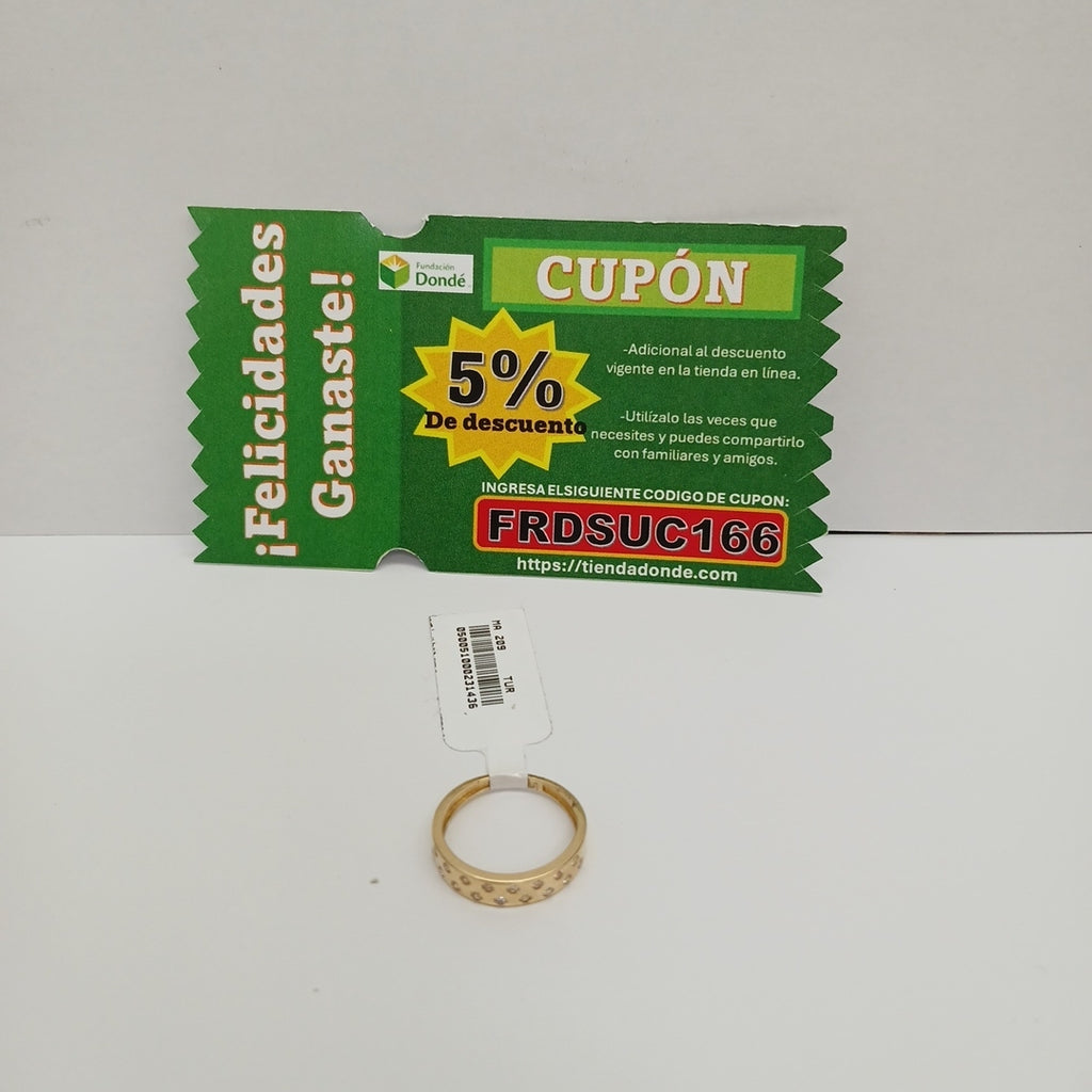 ANILLOS DAMA ORO 14K 1.9 (NUEVO)