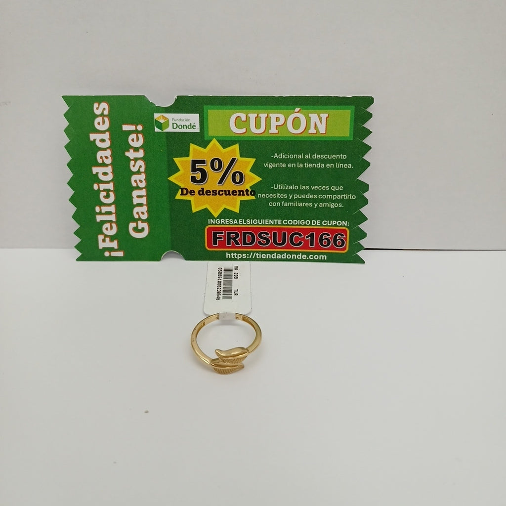 ANILLOS DAMA ORO 14K 1.6 (NUEVO)