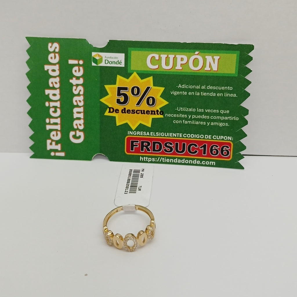 ANILLOS DAMA ORO 14K 1.8 (NUEVO)