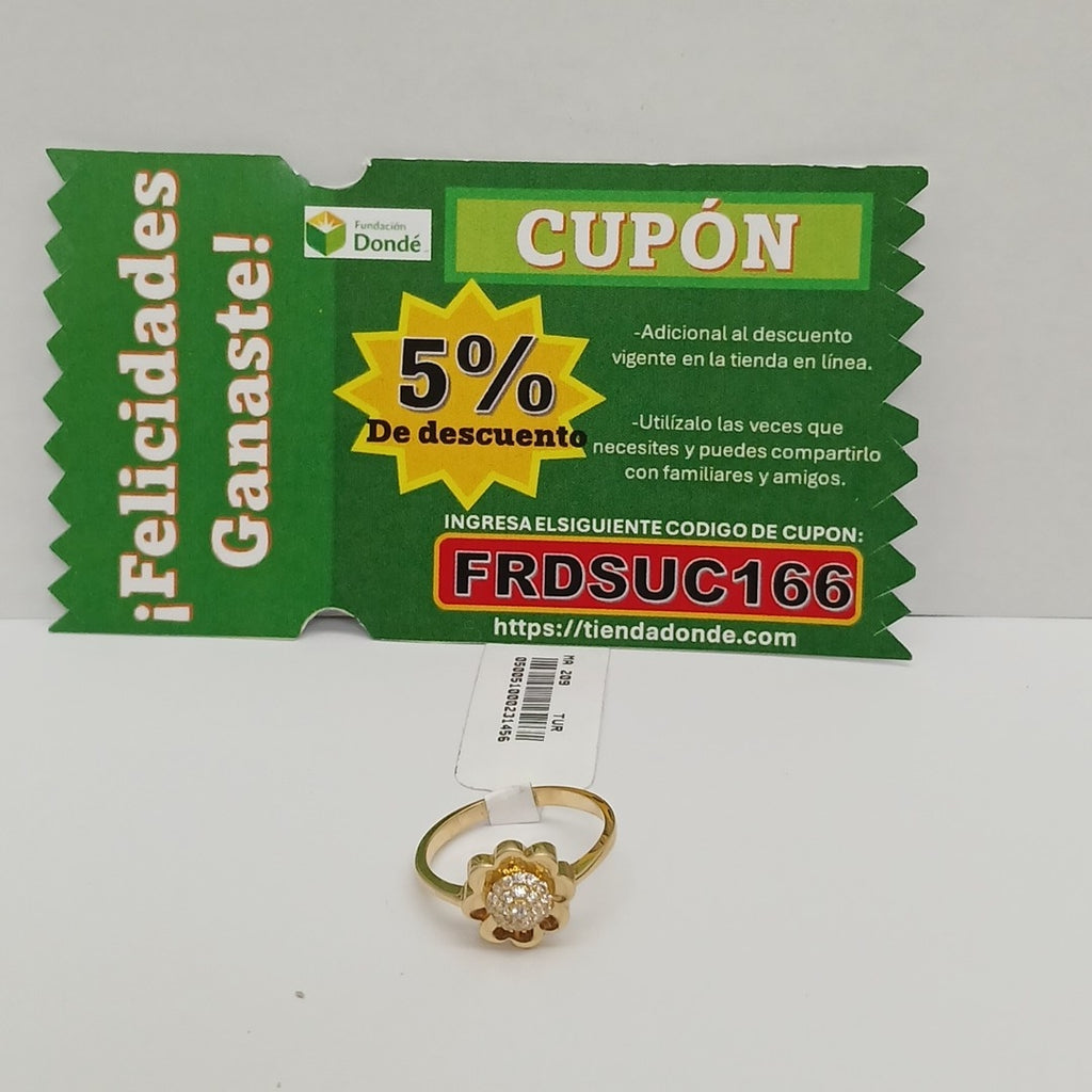 ANILLOS DAMA ORO 14K 2.3 (NUEVO)