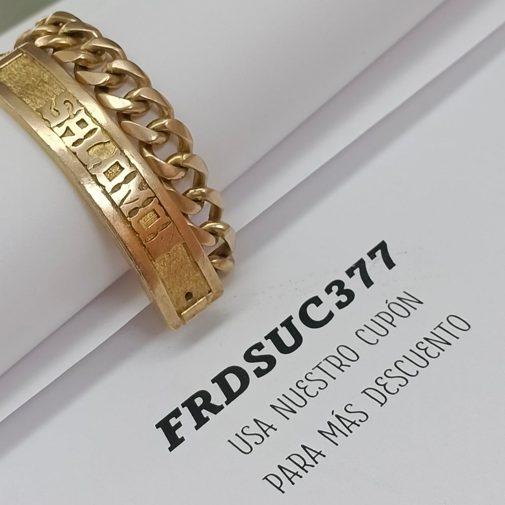 ESCLAVA ORO 10 K 38.3 GRMS (SEMINUEVO)