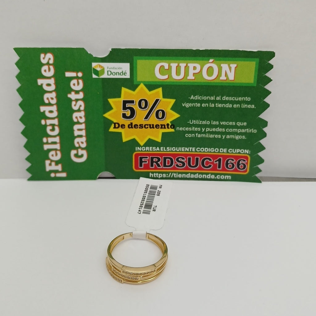 ANILLOS DAMA ORO 14K 2.5 (NUEVO)