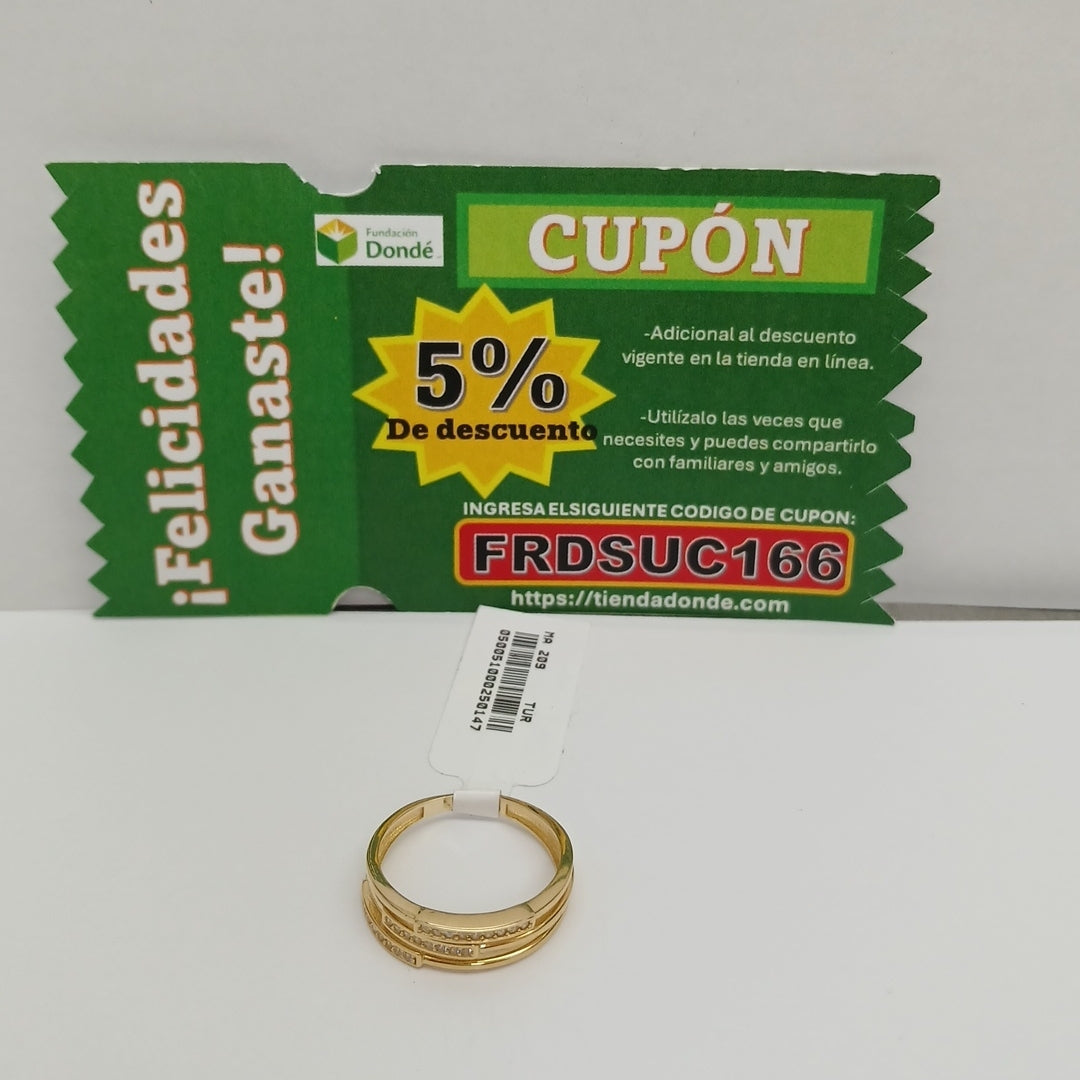 ANILLOS DAMA ORO 14K 2.5 (NUEVO)