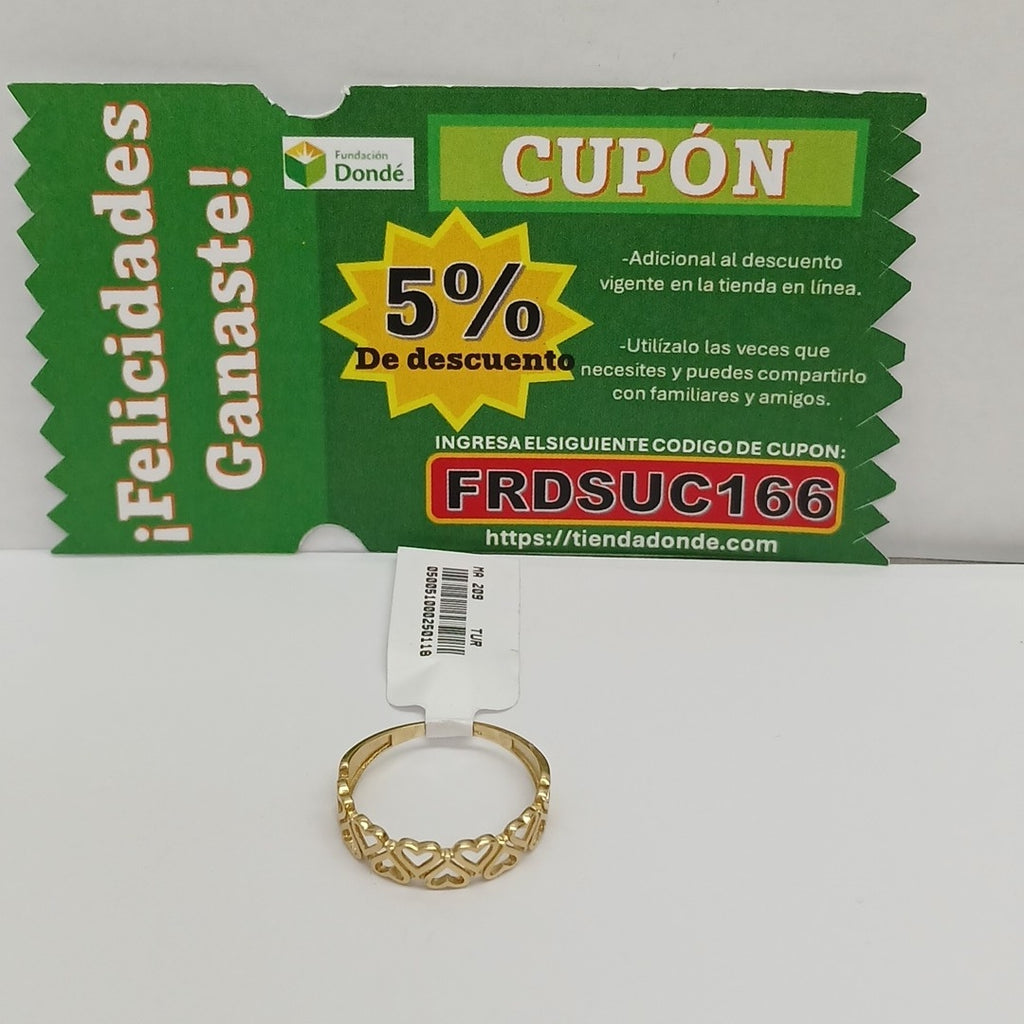 ANILLOS DAMA ORO 10K 1.3 (NUEVO)