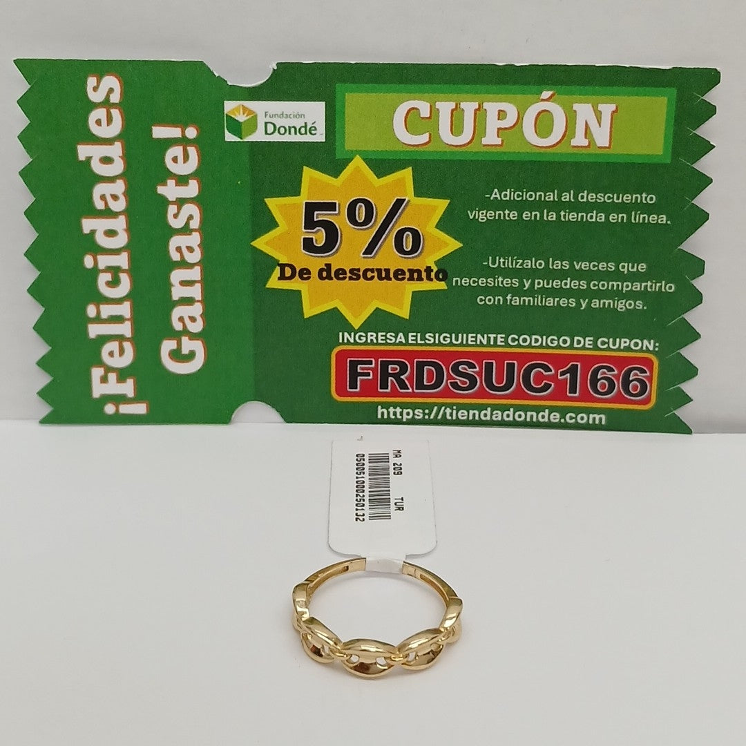 ANILLOS DAMA ORO 14K 1.6 (NUEVO)