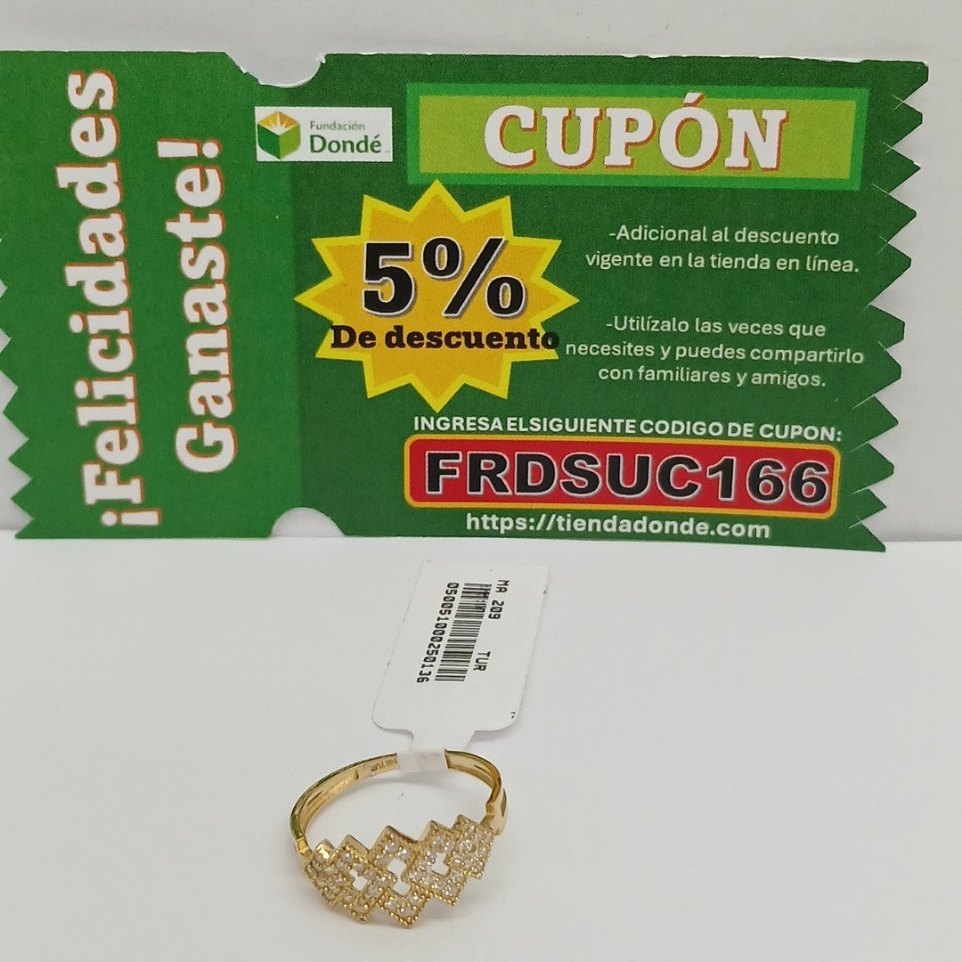 ANILLOS DAMA ORO 14K 1.6 (NUEVO)