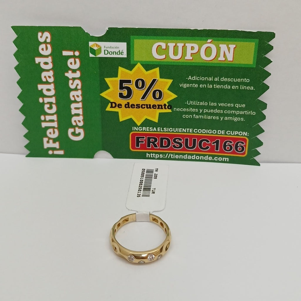 ANILLOS DAMA ORO 14K 2 (NUEVO)