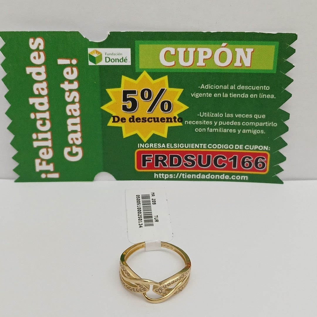 ANILLOS DAMA ORO 14K 2.6 (NUEVO)