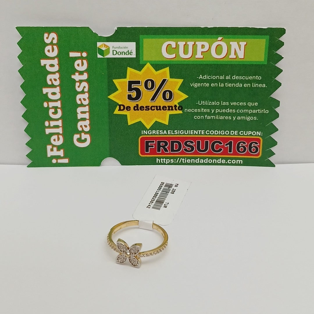 ANILLOS DAMA ORO 14K 2 (NUEVO)