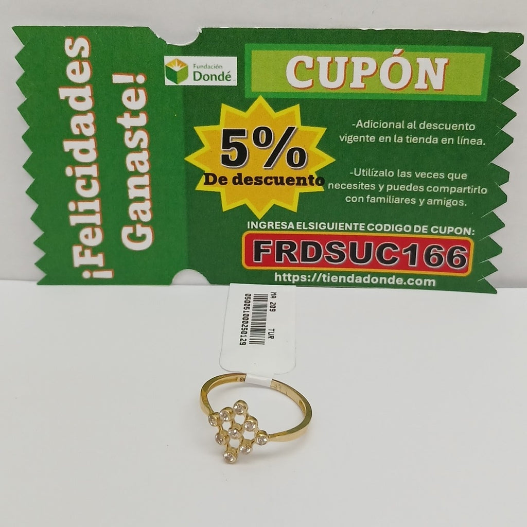 ANILLOS DAMA ORO 14K 1.4 (NUEVO)