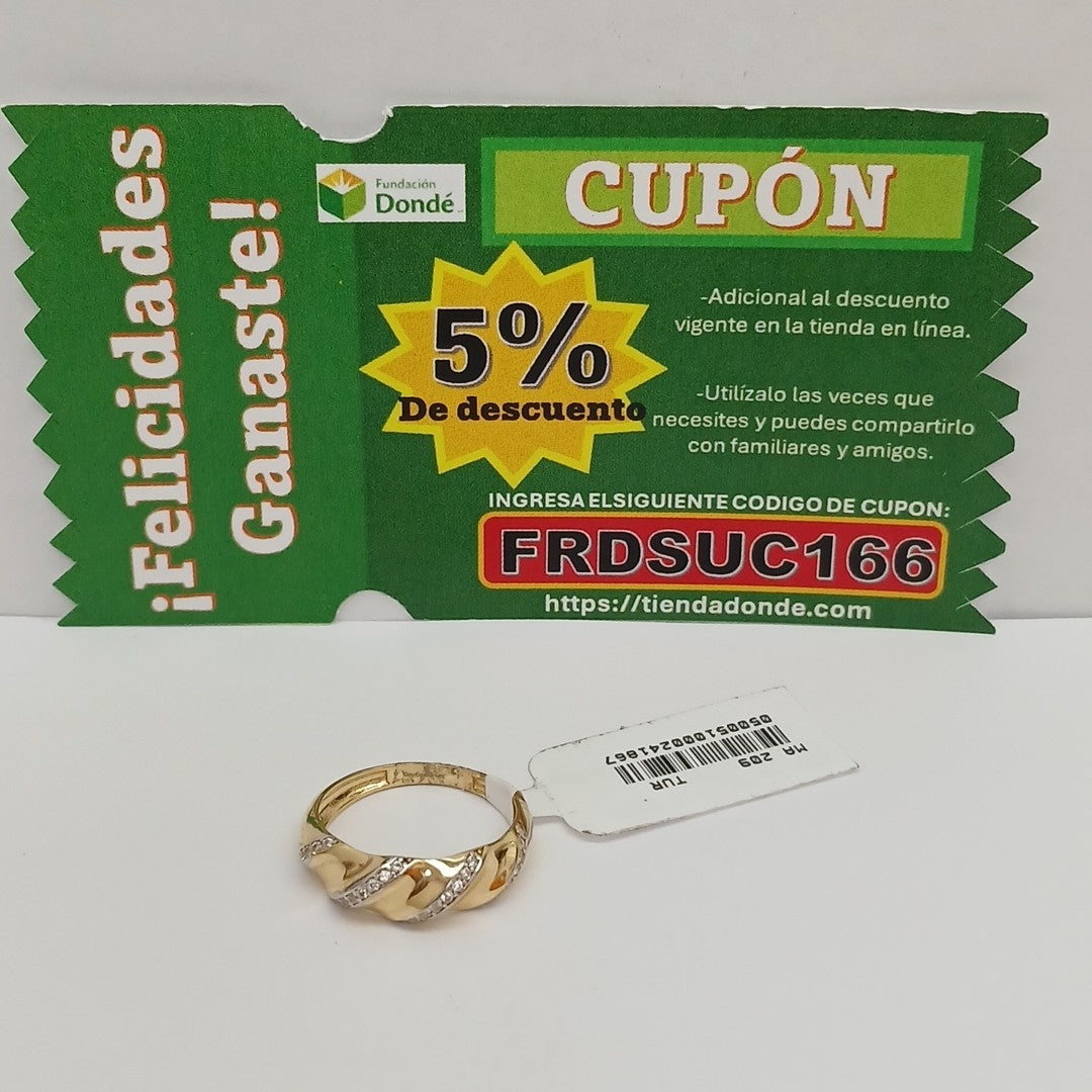 ANILLOS DAMA ORO 14K 2.4 (NUEVO)