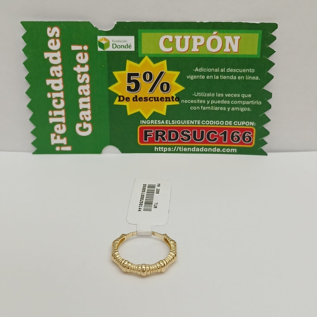 ANILLOS DAMA ORO 14K 2 (NUEVO)
