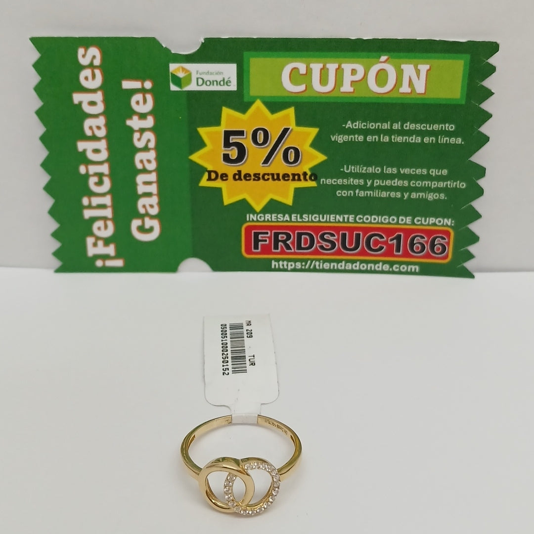 ANILLOS DAMA ORO 14K 1.9 (NUEVO)