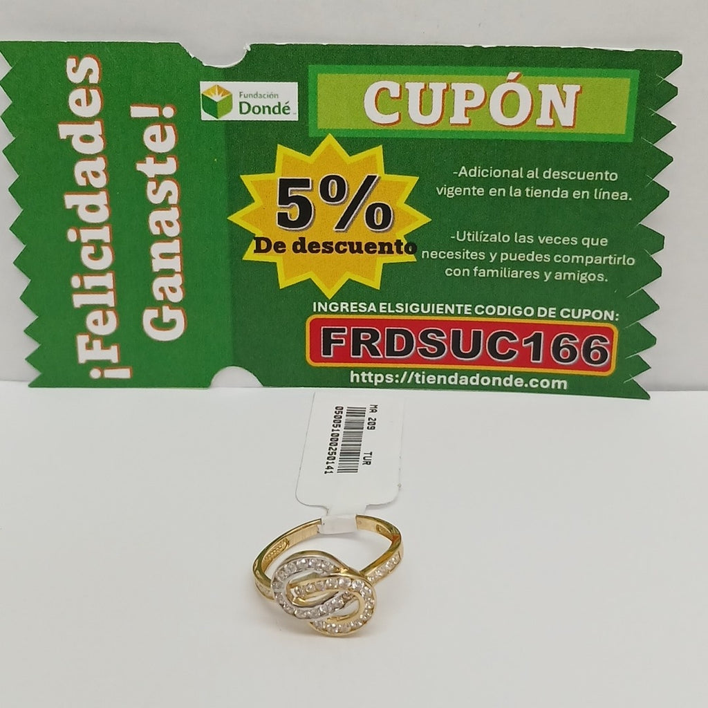 ANILLOS DAMA ORO 14K 2.3 (NUEVO)