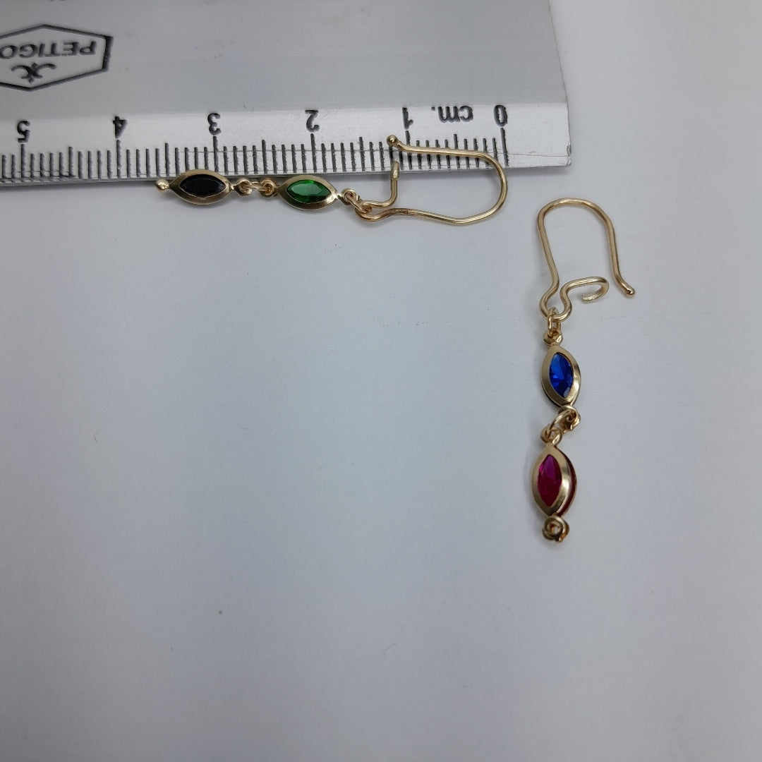 ARETES PAR ORO 8 K 1 GRMS (SEMINUEVO)