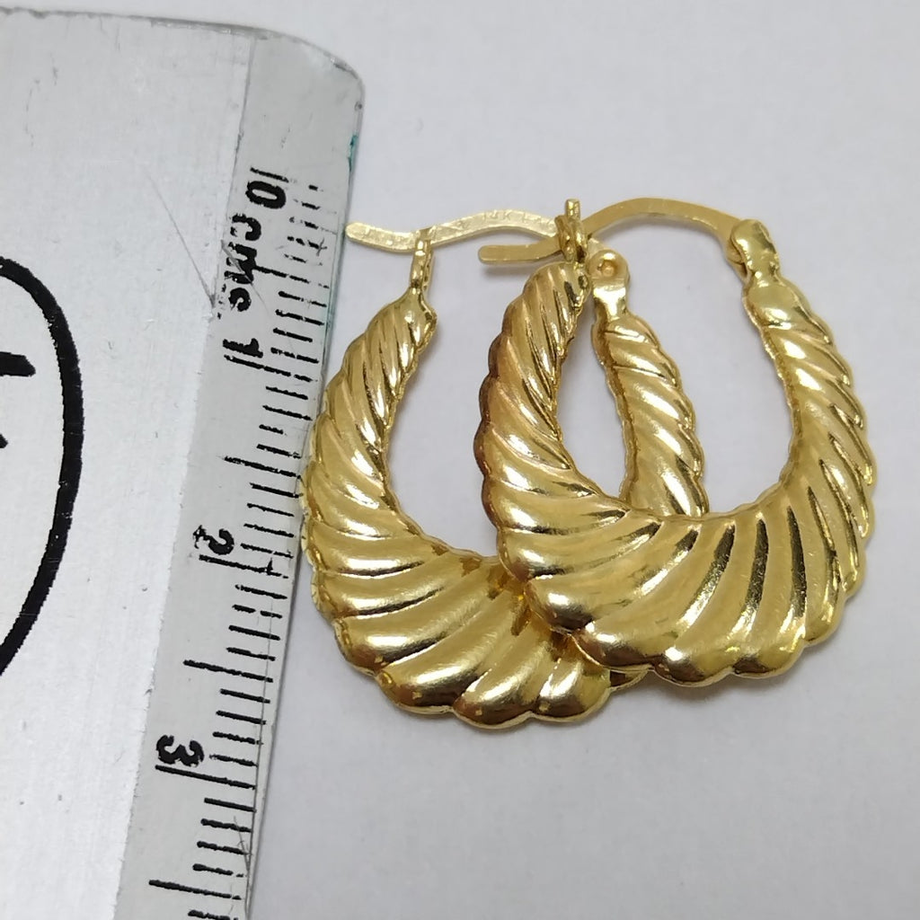 ARRACADAS PAR ORO 14 K 2 GRMS (SEMINUEVO)