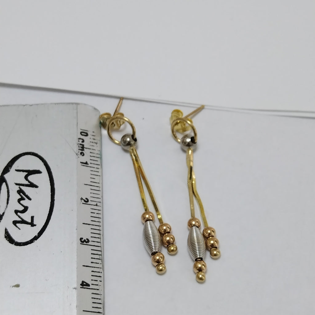ARETES PAR ORO 10 K 2.9 GRMS (SEMINUEVO)