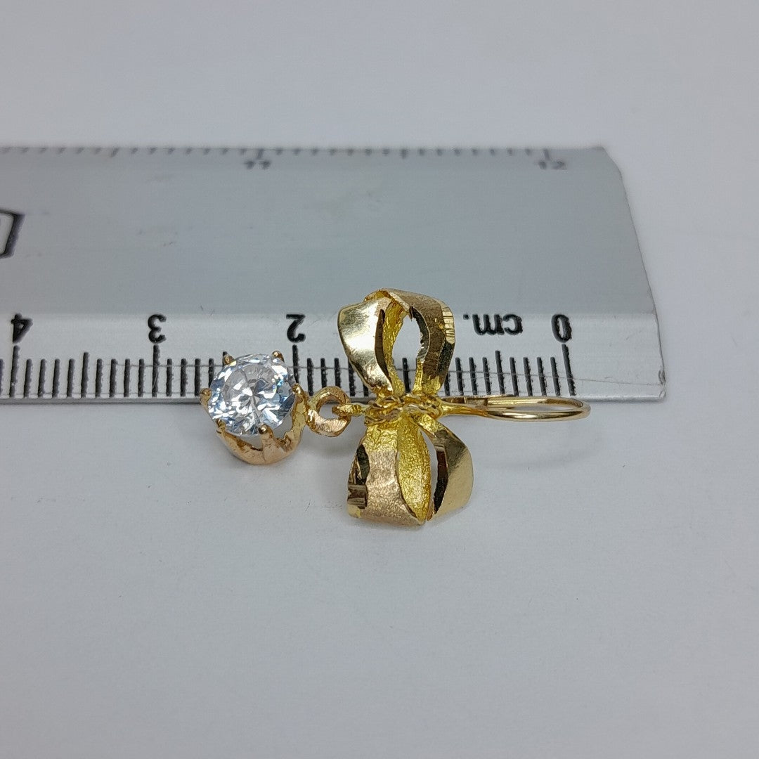 ARETES PAR ORO 8 K 4 GRMS (SEMINUEVO)