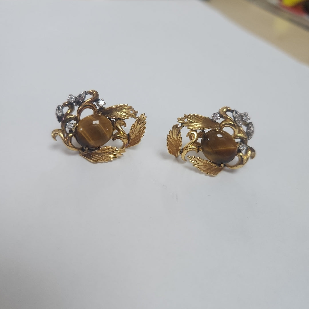 ARETES PAR ORO 14 K 13.8 GRMS (SEMINUEVO)