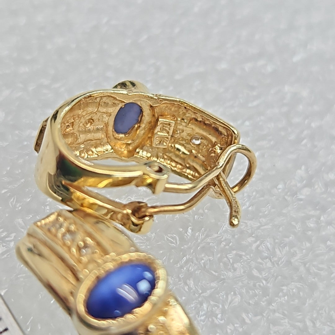 ARETES PAR ORO 14 K 6,00 GRMS (SEMINUEVO)
