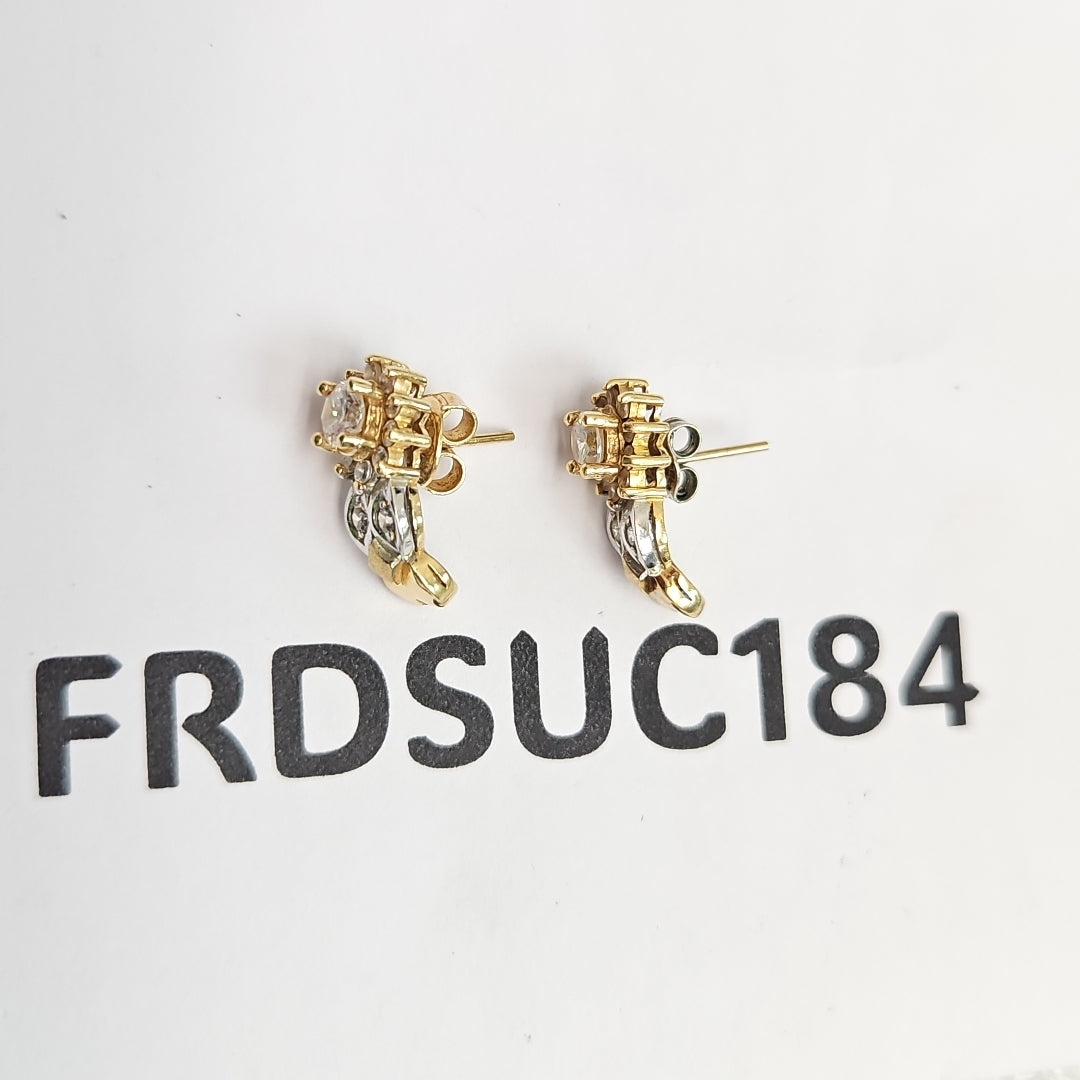 BROQUELES PAR ORO 14 K 3,00 GRMS (SEMINUEVO)