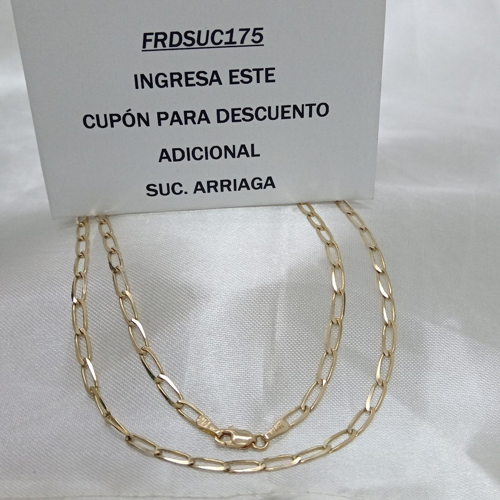 CADENA TEJIDO ESLABONES 6.8G 55 CM (NUEVO)