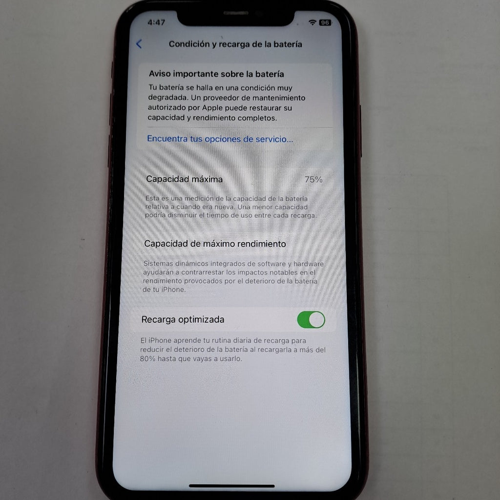 CELULAR APPLE IPHONE 11 A2111 64 GB 4 GB RAM (SEMINUEVO)