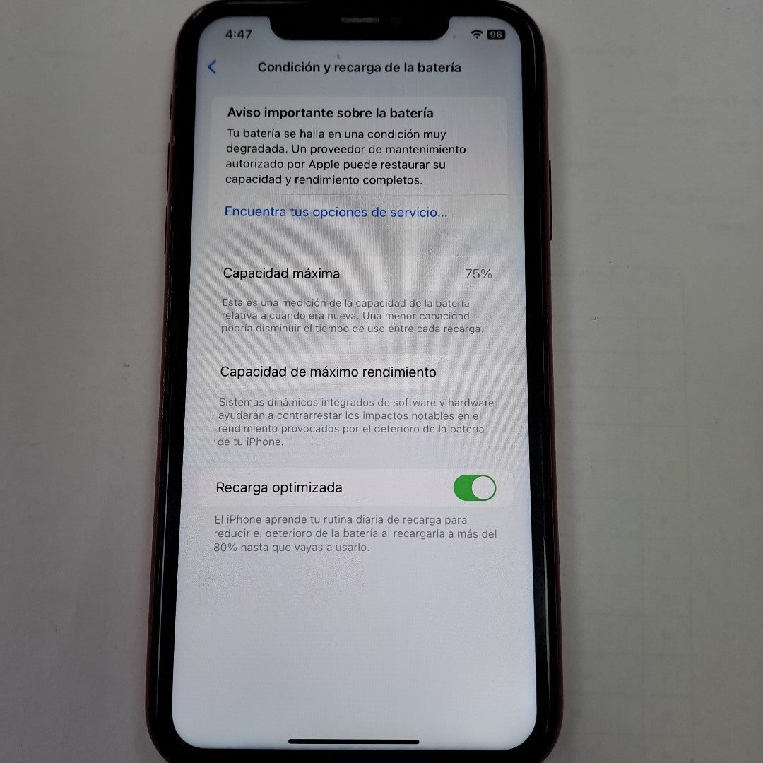 CELULAR APPLE IPHONE 11 A2111 64 GB 4 GB RAM (SEMINUEVO)