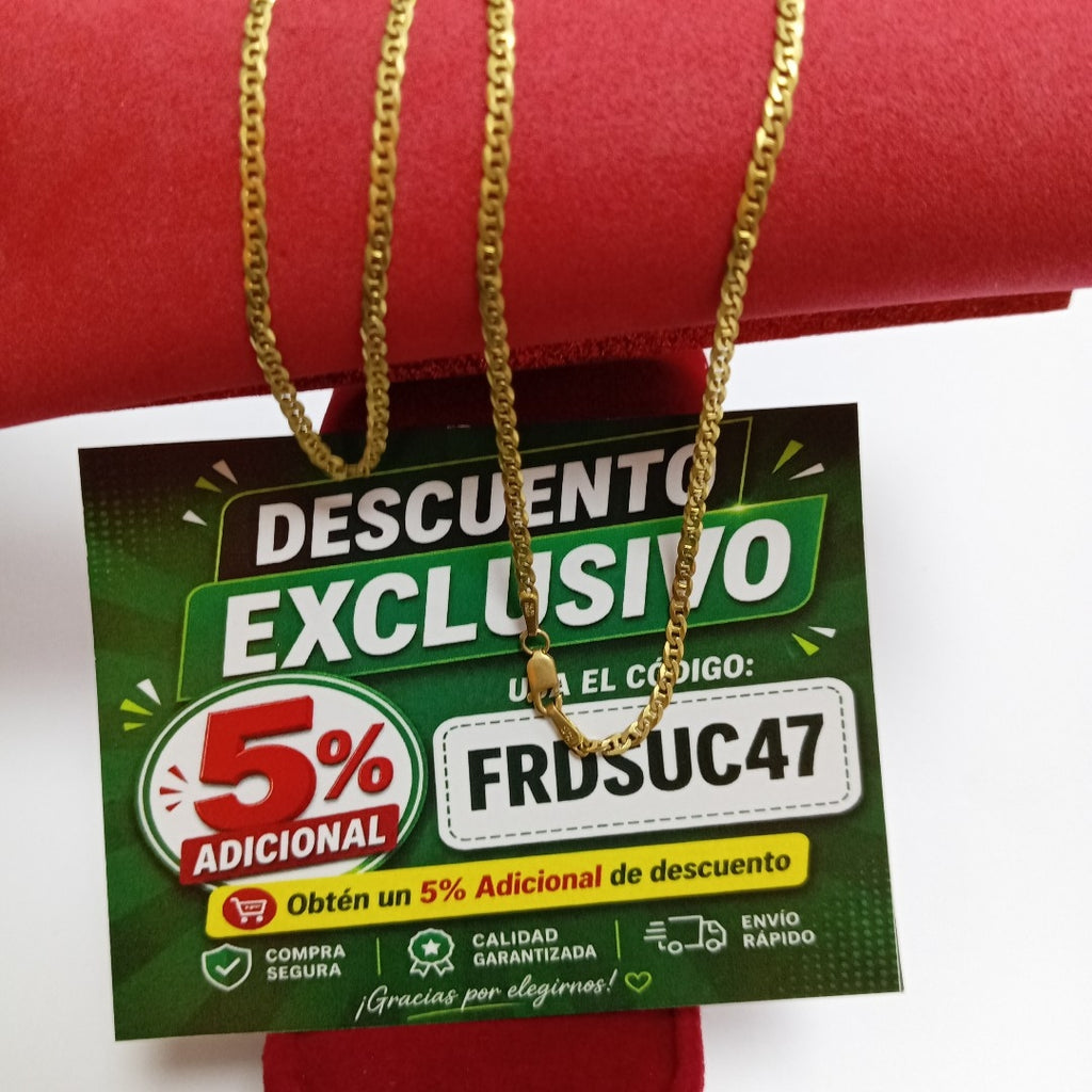CADENA ORO 14 K 5.8 GRMS (SEMINUEVO)