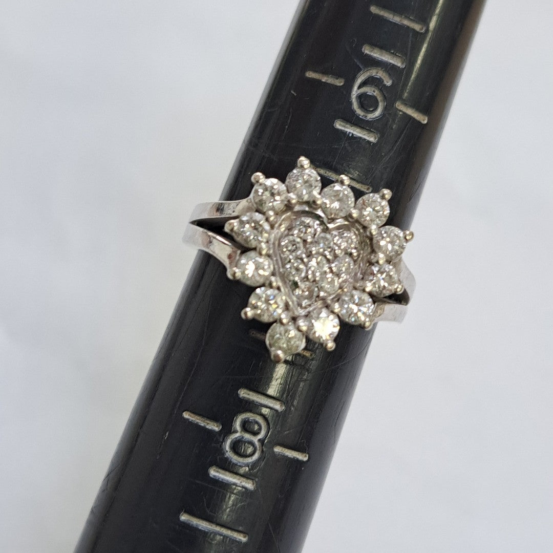 ANILLITO ORO BLANCO 14 K 6.6 GRMS (SEMINUEVO)