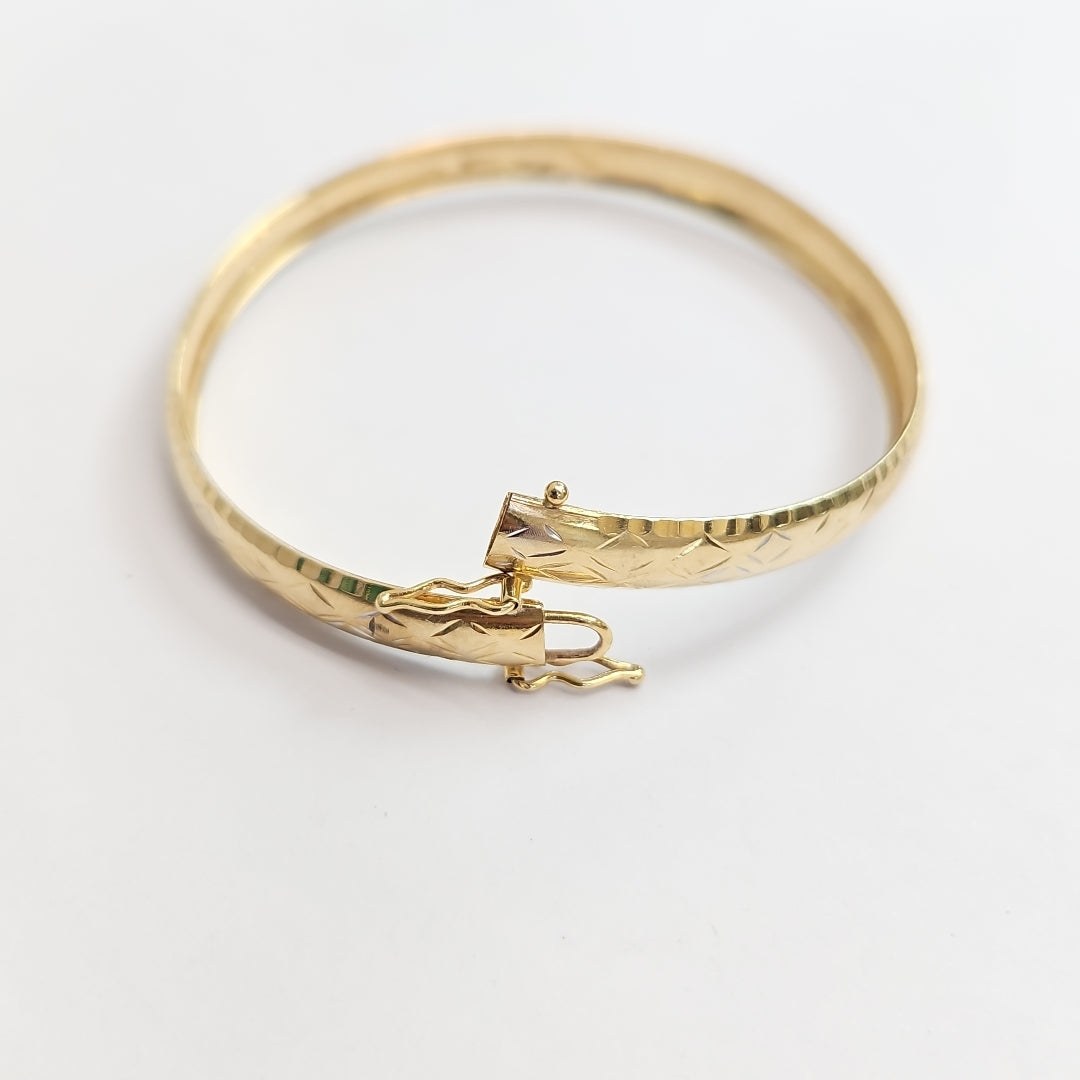 PULSERA RIGIDA ORO 14 K 6,00 GRMS (SEMINUEVO)
