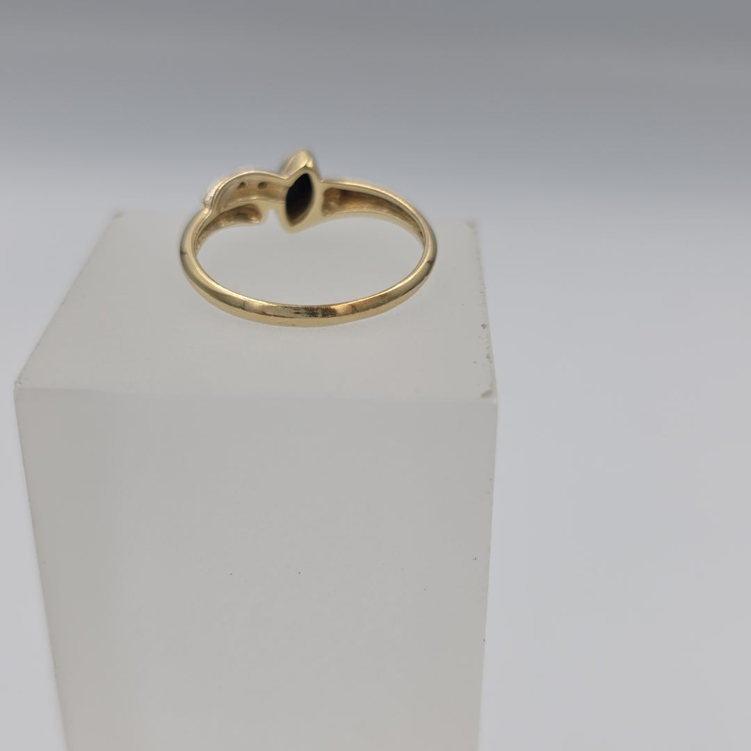 ANILLO ORO,RODIADO 14 K 1,90 GRMS (SEMINUEVO)