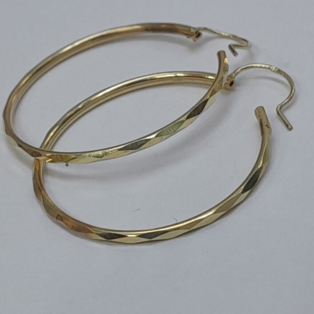 ARRACADAS PAR ORO 14 K 1.5 GRMS (SEMINUEVO)