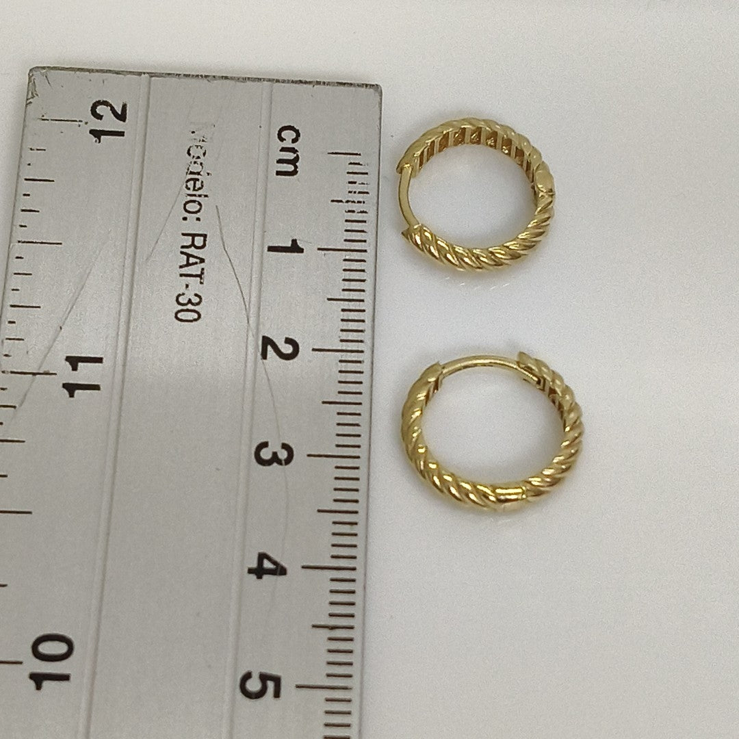 ARRACADAS PAR ORO 14 K 2 GRMS (SEMINUEVO)