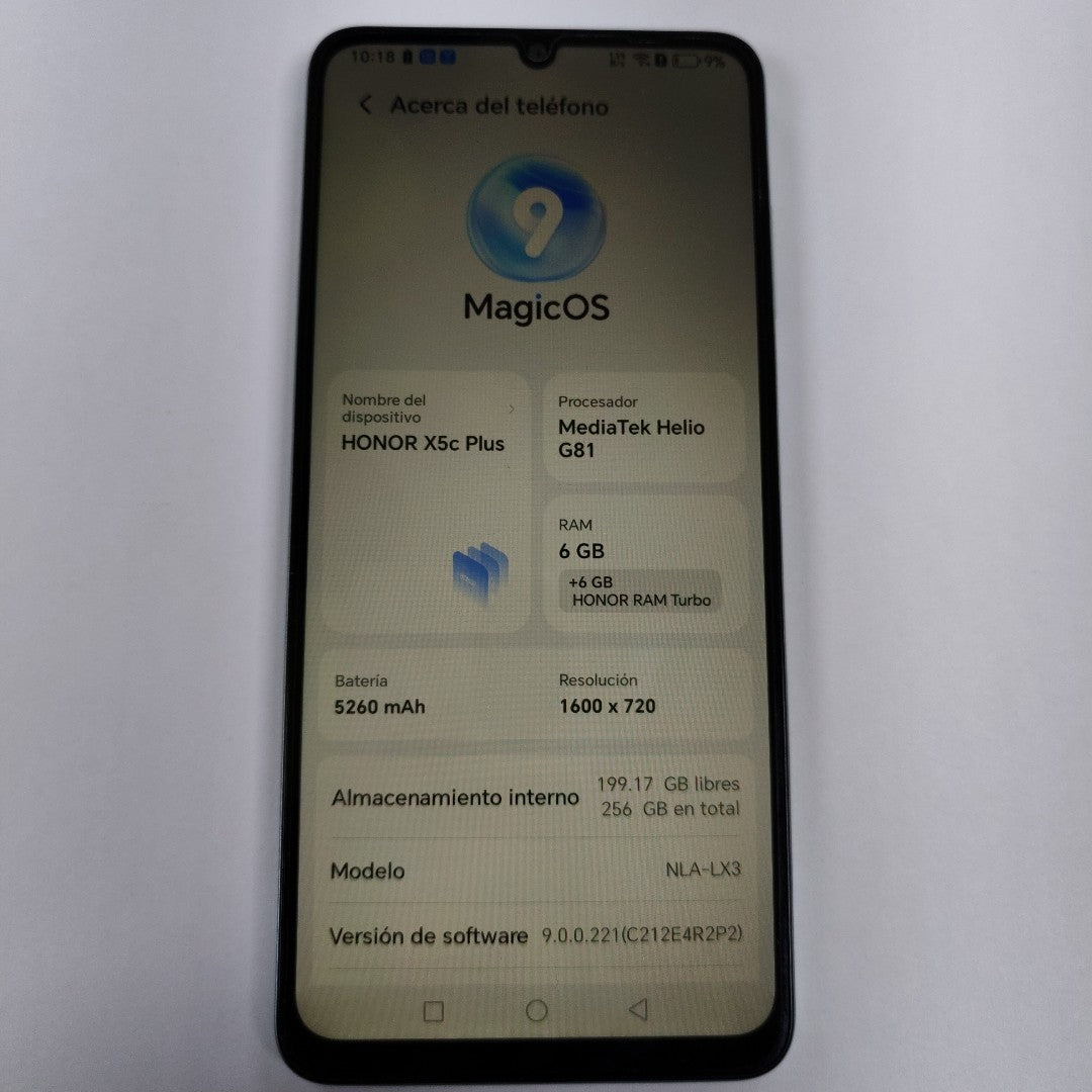 CELULAR HONOR X5C PLUS NLA-LX3 (2025) 256 GB 6 GB RAM (SEMINUEVO)
