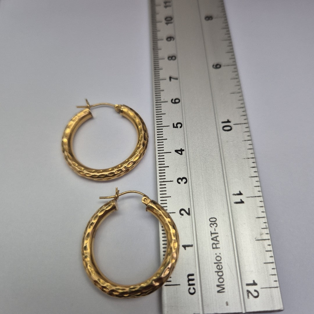 ARRACADAS PAR ORO 14 K 2,70 GRMS (SEMINUEVO)