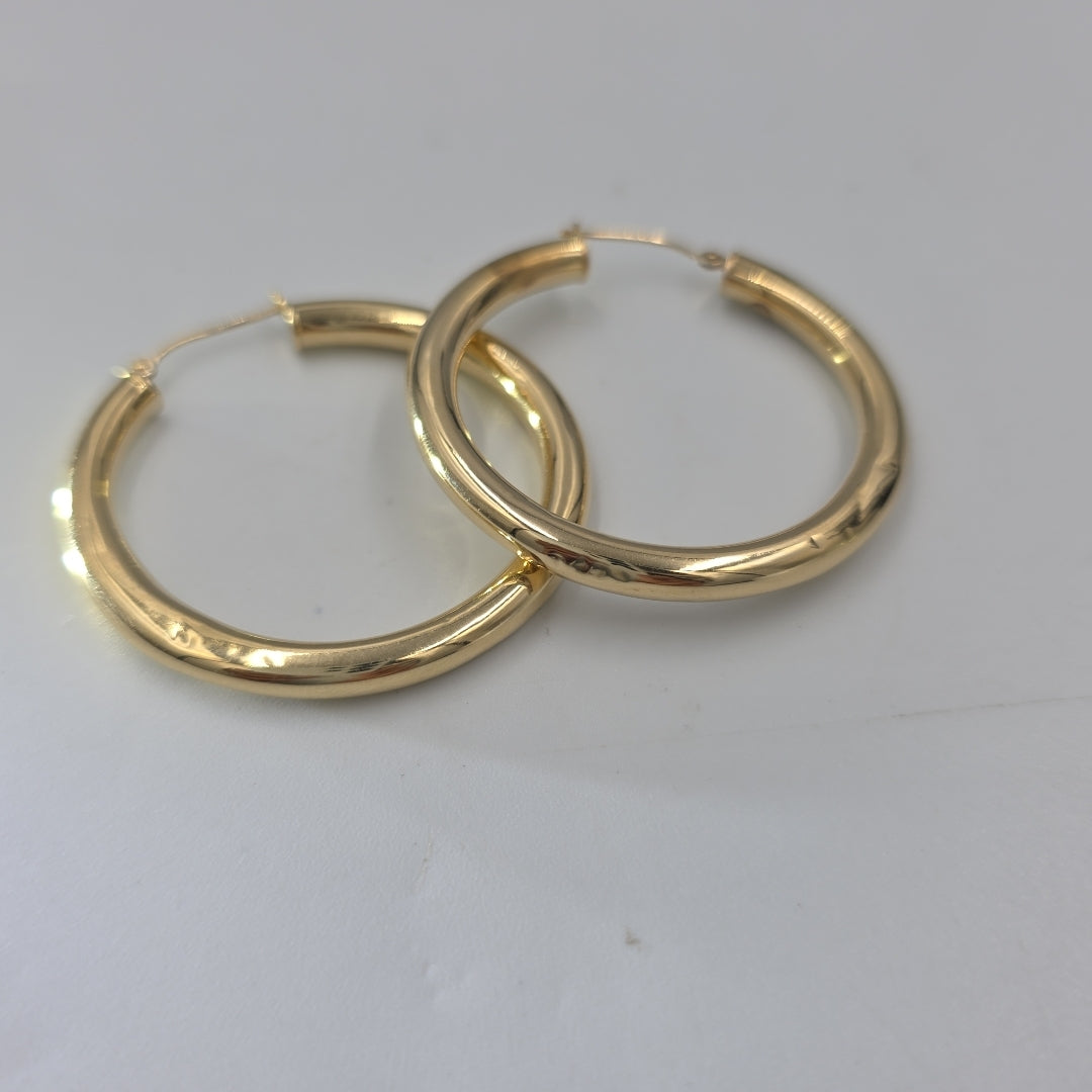 ARRACADAS PAR ORO 14 K 3.3 GRMS (SEMINUEVO)