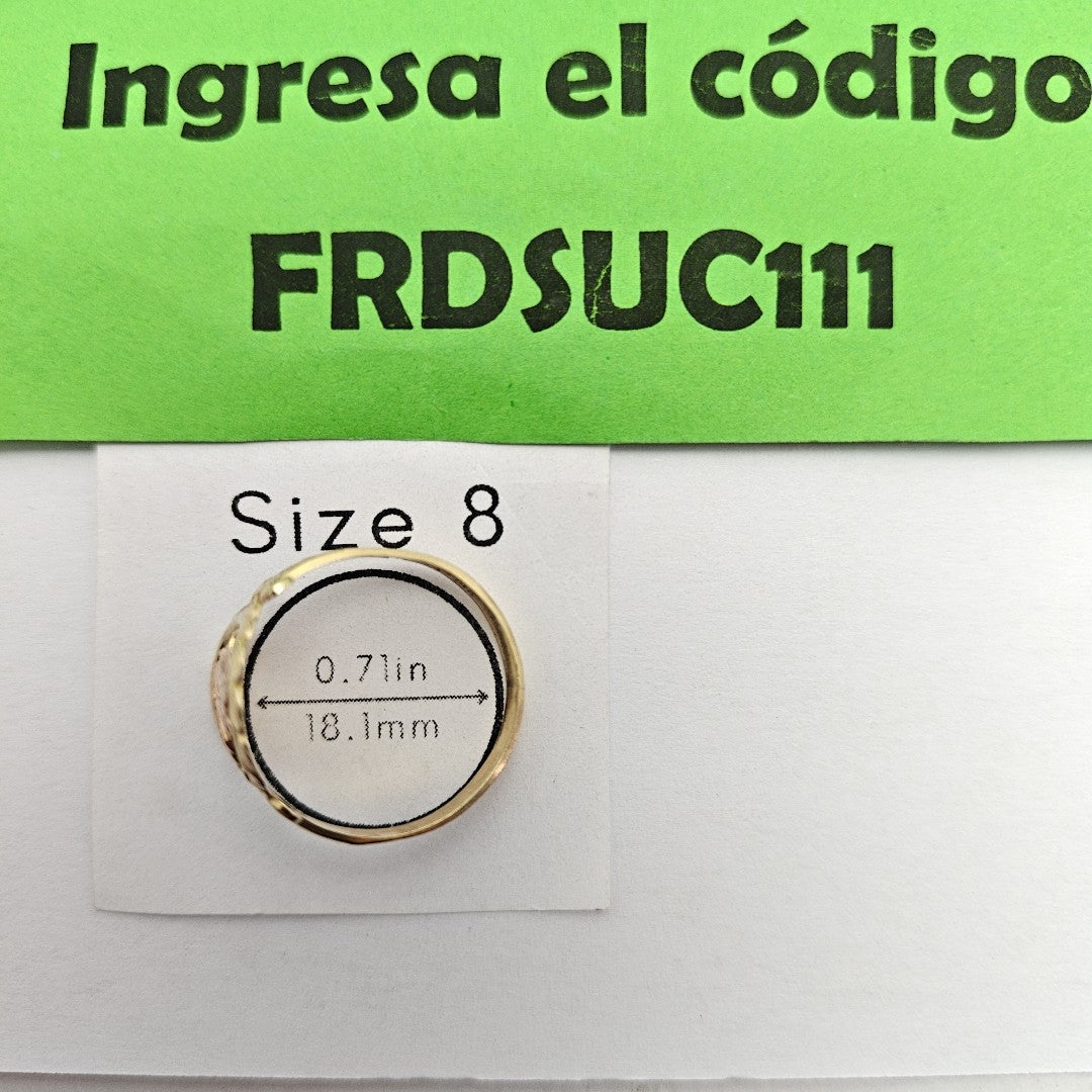ANILLITO ORO COMBINADO 14 K 2,10 GRMS (SEMINUEVO)
