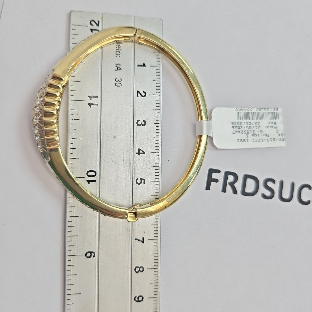 PULSERA RIGIDA ORO 14 K 25.8 GRMS (SEMINUEVO)