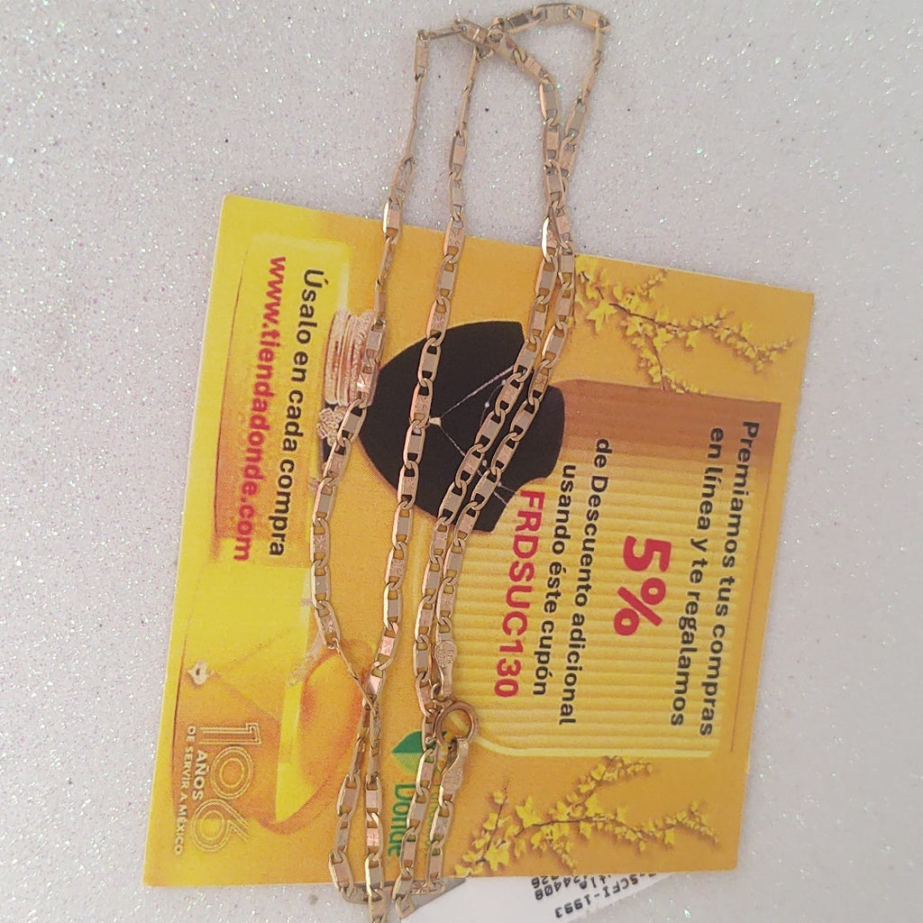 CADENA ORO 14 K 3.3 GRMS (SEMINUEVO)